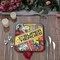 8 Count Superhero Comic Paper Plates 9 Inch Square Birthday Party Supplies